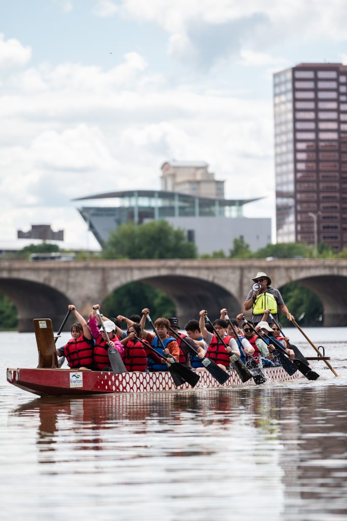 UConn FERM dragon boat races.