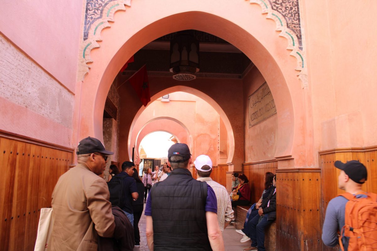 Buildings in Morocco during January 2025 School of Business trip for graduate students.